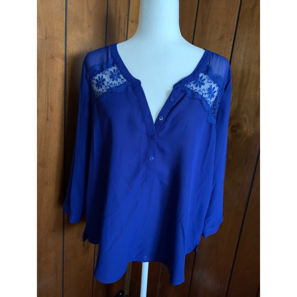 Blue American Eagle Blouse